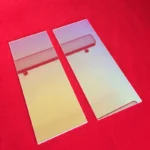 Heat Resistance square Quartz Glass Sheet with Metal Coating - Image 3