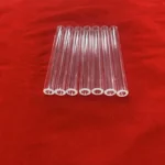 High UV Transmission Round Bottom Fused clear Quartz Glass Pipe - Image 4