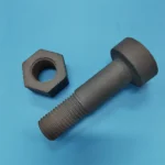 Insulator Silicon Carbide Irregular Part With Thread Reaction Sintered SiC Ceramic Screw - Image 4
