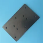 Customized Silicon Carbide SIC Ceramic Plate with Open Holes for Industrial Use Processing Service Cutting