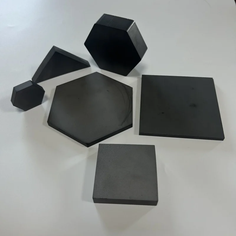 H040977862b784bc09945b9a07f09d0aaR.webp High Hardness Boron Carbide Hexagonal Protection Sheet B4C Ceramic Panel - Image 1