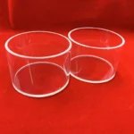Laboratory Quartz Round Flow Cuvette Circular Transparent Polishing Quartz Cell - Image 2