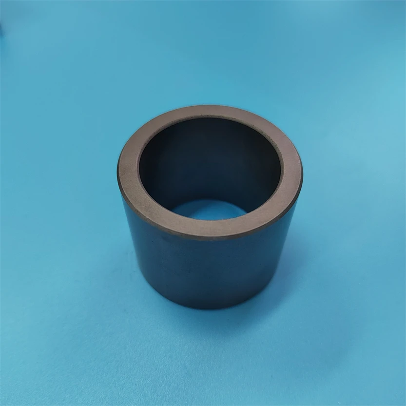 H04833efa857f4f4190f80bb6da16a6bfS.webp Factory Price Hardness Wear Resistant Silicon Carbide SiC SSiC Ceramic Tube Pipe Sleeve - Image 1