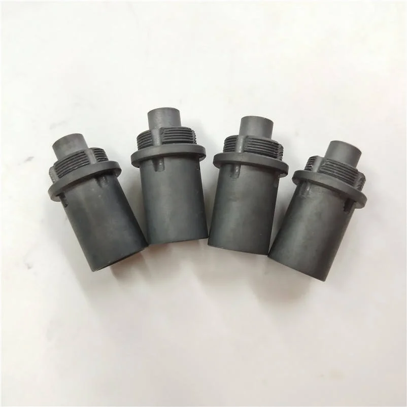 H04f3ee2474134213ba8b76486330f61dQ.webp SSIC RBSIC Ceramic Threaded Sleeve Abrasion-resistant Ceramic Silicon Carbide Valve Core - Image 1