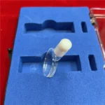 Custom Round Quartz Cell Silica Glass Flow Cell with Lids - Image 4