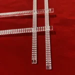 Clear quartz glass rod cylindrical transparent fused silica quartz bar with slots