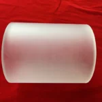 Custom Large Diameter Frosted Quartz Tube Silica Glass Tubing