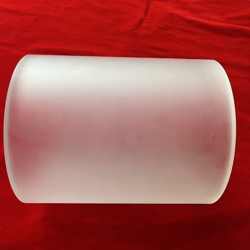 H05ff7582b8e34ac0b1578e4c913611few.webp Custom Large Diameter Frosted Quartz Tube Silica Glass Tubing - Image 1