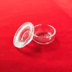 Laboratory Instrument Clear Fused Silica Cylinder Crucible Transparent Quartz Glass Melting Crucibles with Lid