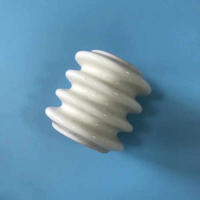 H08583869897345f2bf857bd3bb8519dc9.webp High Voltage Components Steatite Ceramic Insulator White Alumina Ceramic Insulator - Image 1