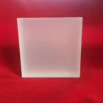 Customized Heat Resistant Frosted Silica Wafer  Glass Square Plate - Image 3