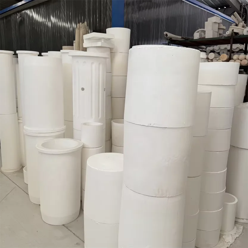 H08e98e9913e141ca81d688a654f124298.webp Customizable 50ML 100ML Alumina Quartz Mullite Cylindrical Melting Pot Refractory Material 99% Alumina Ceramic Crucible/Tube - Image 1