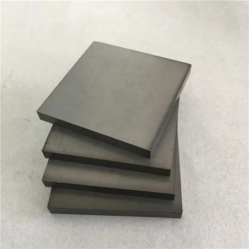 H099843461b314eb58ca6ca0f18b06594Z.webp Industrial Ceramic Parts Insulator Silicon Carbide Board High Hardness SiC Body Protect Ceramic Plate - Image 1