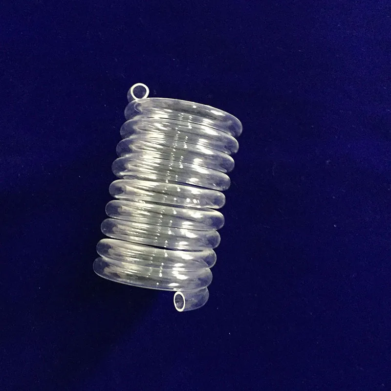 H09c84aa090ca427c9d9575ea2674a6d0u.webp Custom Heat Resistance Quartz Glass Tube Oil burner Helix Cooling Pipes - Image 1