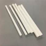 In Stock Dia 8mm 9mm Length Customized 95% Glazed Alumina Ceramic Insulator Ignition Al2o3 Ceramic Tube for Electrode