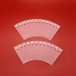 UV Customized JGS2 Fused  Silica Clear Fan Shaped Quartz Glass Plate Silica Glass Sheet with THRU Hole - Image 2