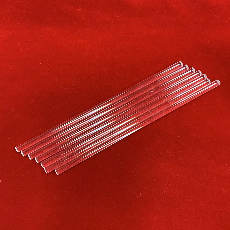 H0b68f60e125d4b49a4d63744eaf04c14I.webp High Purity Transparent Quartz Solid Crystal Optical Quartz Semicircle Rod - Image 1