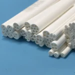 4 holes 5 holes Industrial Magnesium Oxide Tube High Temperature Resistant MGO Insulating Ceramic Pipe