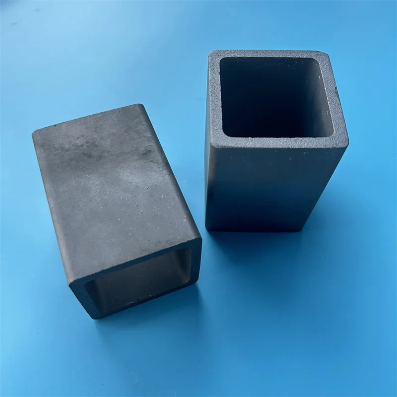 H0bd3682a3a8f46ae9093648521a0d673Y.webp Industrial Ceramic SIC Machined Bush Tubing Silicon Carbide Beam Sic square Pipe for Furnace Kiln - Image 1