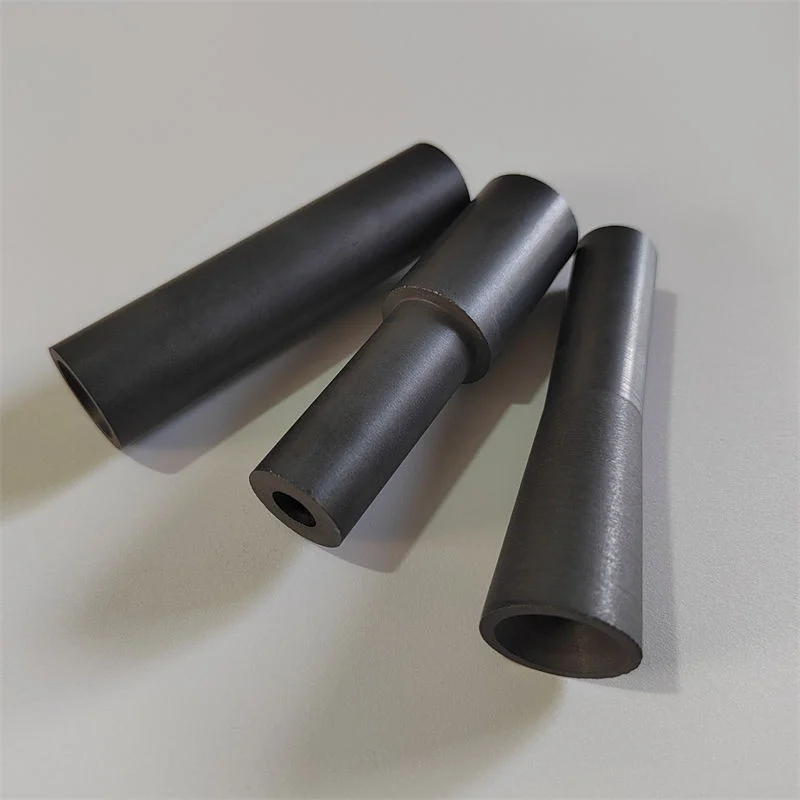H0c0b268a252c4171903b5499036bb23at.webp Customized 99.9% High Purity Flared Sand Blasting B4C Ceramic Tube Boron Carbide Nozzle Ceramic Spray Pipe - Image 1