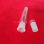 Laboratory glassware Silica Fused Glass Test Tubes Clear Quartz Cross Joint Pipe Fitting Tube - Image 2
