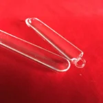 Heat Resistance clear Diffusion Fused Quartz Heating Boat Quartz Glass Wafer Carrier With Ring - Image 2
