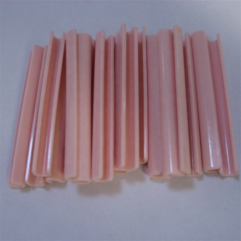 H0d9a7235dd8f4be3a589e83303368982f.webp BAIBO Industrial Alumina Ceramic Tube High Hardness Wear Resistance Pink Textile Ceramic Yarn Guide Parts - Image 1