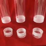 Custom High Heat Transparent Quartz Tube with Threaded Ends - Image 2