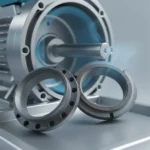 Reaction Bonded Silicon Carbide Flange Ring SiC Mechanical Seal Stationary Ring with Bolt Holes and Anti-Rotation Slots
