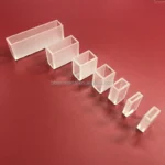 Frosted Square Quartz Glass Cuvette 2 Sides Transparent 2 Sides Frosted for Lab Analyse - Image 6