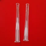 High UV Transmission Round Bottom Fused clear Quartz Glass Pipe - Image 6