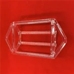 2inch 4inch 6inch Customize clear quartz wafer carrier solar transparent quartz boat with holder - Image 5