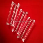 Laboratory Glassware Furnace Semicircular Transparent Fused Quartz Quartz Glass Boat - Image 6