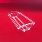 Lab glassware Transparent 2 Inch 4 Inch Quartz Wafer Carrier Quartz Boat  for Diffusion in  Tube Furnace