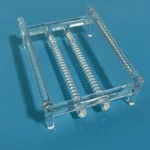 Customized High Temperature Resistant 1100??C Clear Silica Quartz Boat Wafer Carry - Image 4
