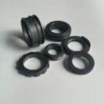 High Precision  Customized SSIC Circle Silicon Carbide SiC Ceramic Sealing Ring Bearing