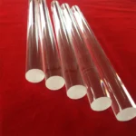 Polished Transparent Quartz Glass Rod Clear Quartz Glass Rod Light Rod