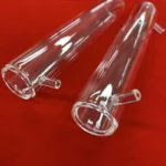 Quartz Glass Double Layers Condensation Tube for Chemical  Testing