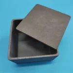 High Temperature Resistance SiC Crucible Silicon Carbide Tray Ceramic Melting Box with Kid - Image 2