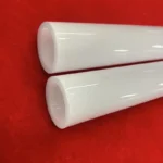 Round bottom  milky white quartz glass tube one end domed  opaque silica quartz sleeve - Image 6