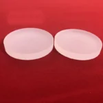 High Temperature Custom Frosted Quartz Disc Fused Silica  Plate - Image 3