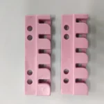 Textile Machinery Part Industrial Ceramic Pink 95% Alumina Ceramic Five Comb Wire Guide Hook Cutting Wear Resistance - Image 3