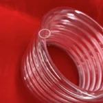 Customized Fused Silica Pipe Quartz Glass Helix Pipes Heat Resistance Quartz Glass Spiral Tube