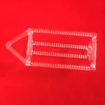 Laboratory Fused Silica Wafer Carrier 4inch clear Quartz Glass Boat  for Processing Photovoltaic Semiconductors - Image 2