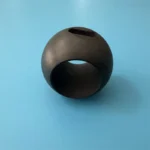 Customized Highly Polished Si3N4 3-Way Ball Valve Industrial Ceramic Parts Silicon Nitride Ceramic Processing Service