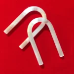 Custom U-Shape Opaque Quartz Glass Tube Spiral Milky Quartz Tubing