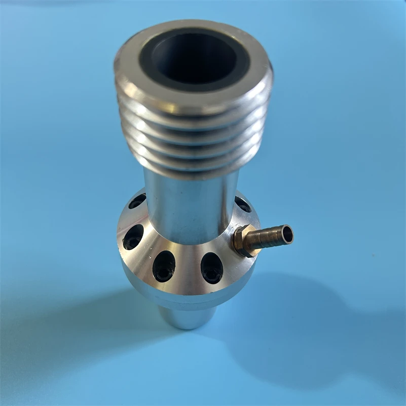 H1f804506839f49d881be013726a6c680y.webp Aluminum Case 50mm Thread Dustless Water Induction Wet Blasting Nozzle - Image 1