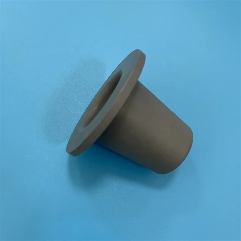 H2113f06b2aed4ab8bcfb38fa273fdb032.webp Customized Silicon Carbide Irregular Bush Reaction Sintered SiC Ceramic Part - Image 1