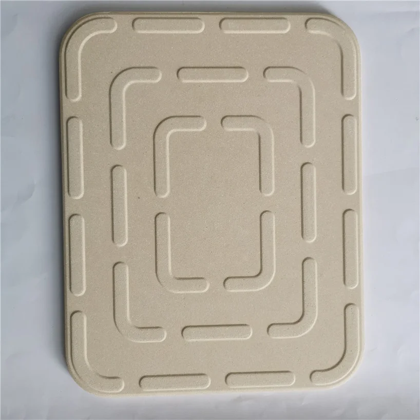 H232bec53f84e4d8281529834a7473415w.webp BBQ Round or Square Corderite Ceramic Pizza Oven Baking Refractory Pizza Stone - Image 1