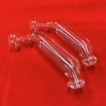 Customized Clear Laboratory Glassware High Purity Transparent Quartz Glass Part